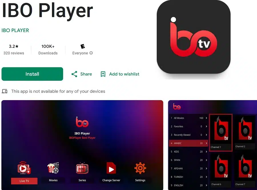 Comment Utiliser Votre Abonnement IPTV sur ibolayer etape 2