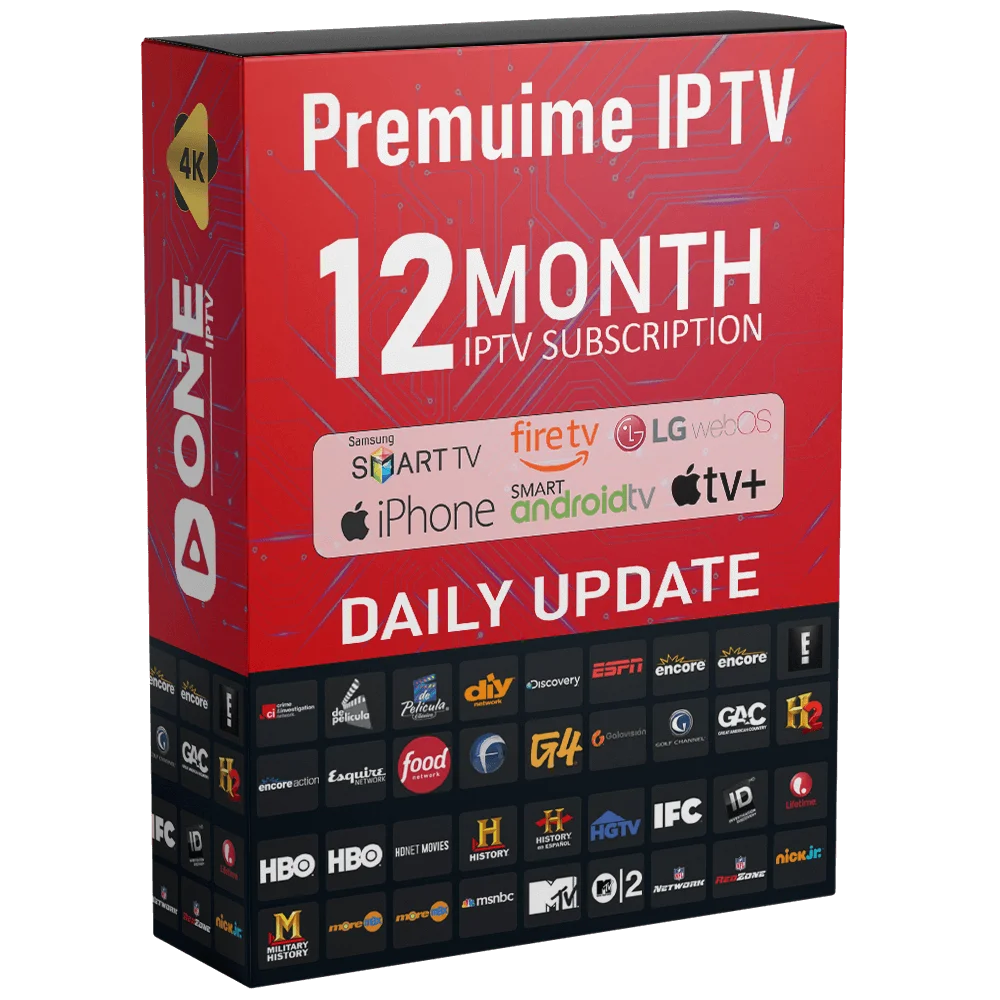 Abonnement IPTV​ 12 Mois package