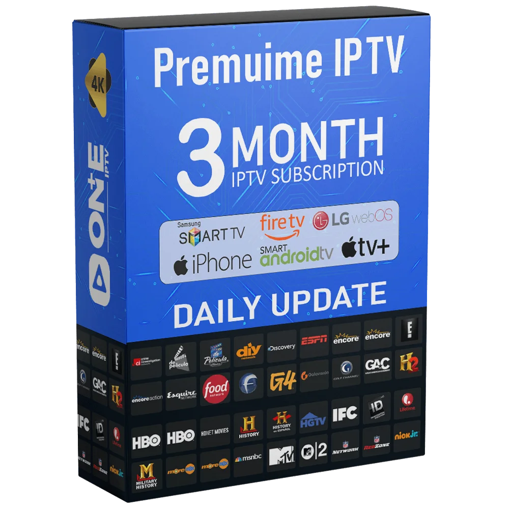 Abonnement IPTV​ 3 Mois package