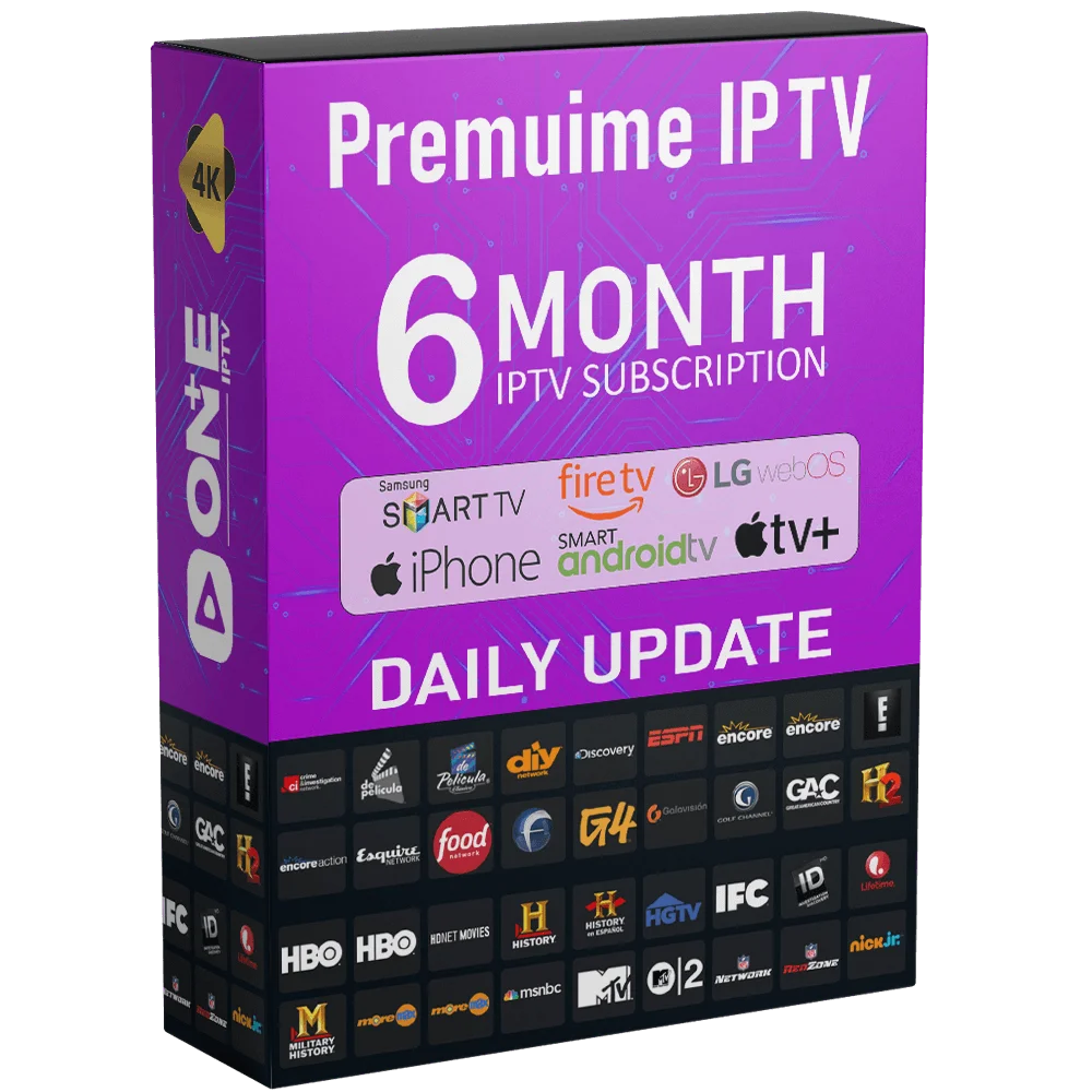 Abonnement IPTV​ 6 Mois package