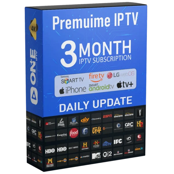 Abonnement IPTV​ Multi-écran 3 Mois package