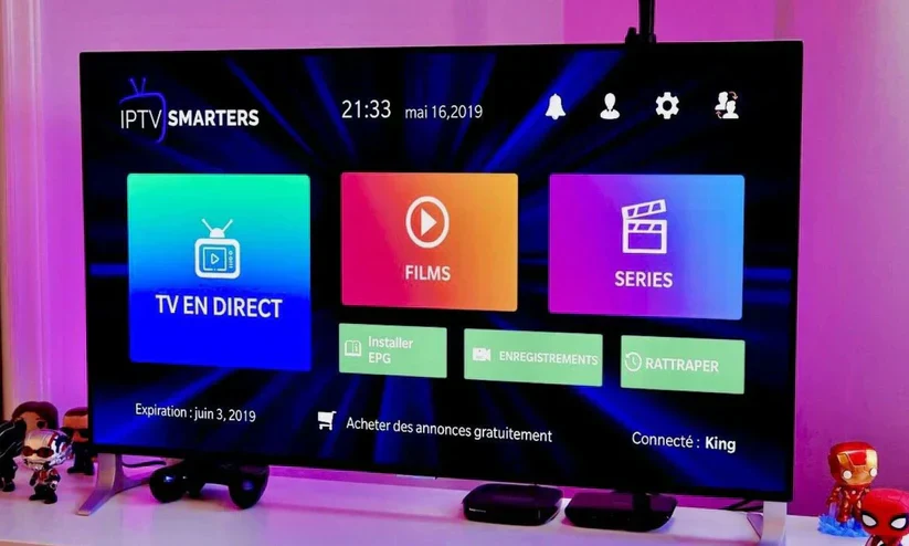 l application iptv smarters pro sur une television